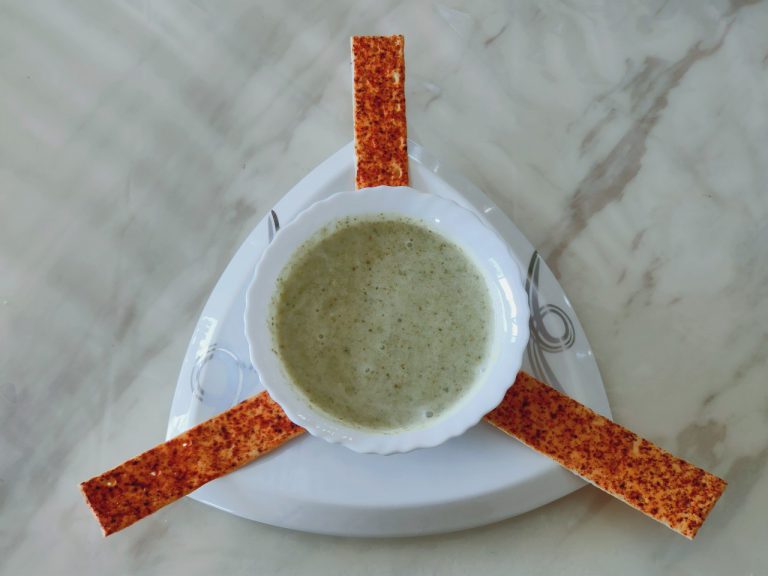 Brocolli Almond Soup