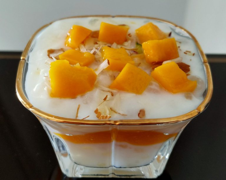 SAGO MANGO PUDDING